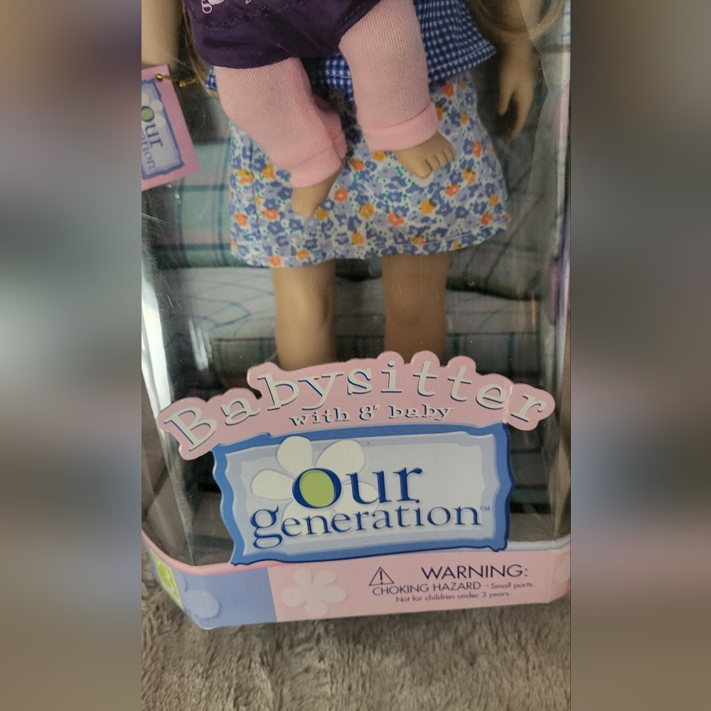 NEW IN BOX Our Generation Babysitter Doll with Baby.  Mallory - Picture 3 of 6